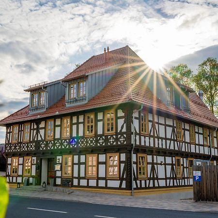 Hotel Teutsche Schule Schleusingen Esterno foto