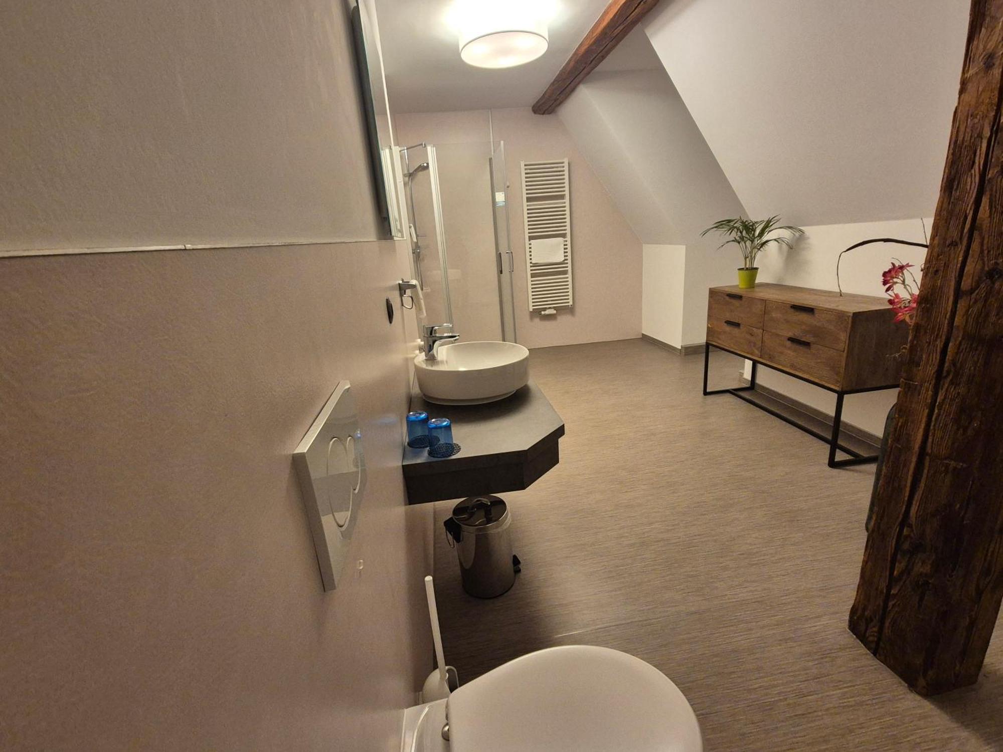 Hotel Teutsche Schule Schleusingen Esterno foto
